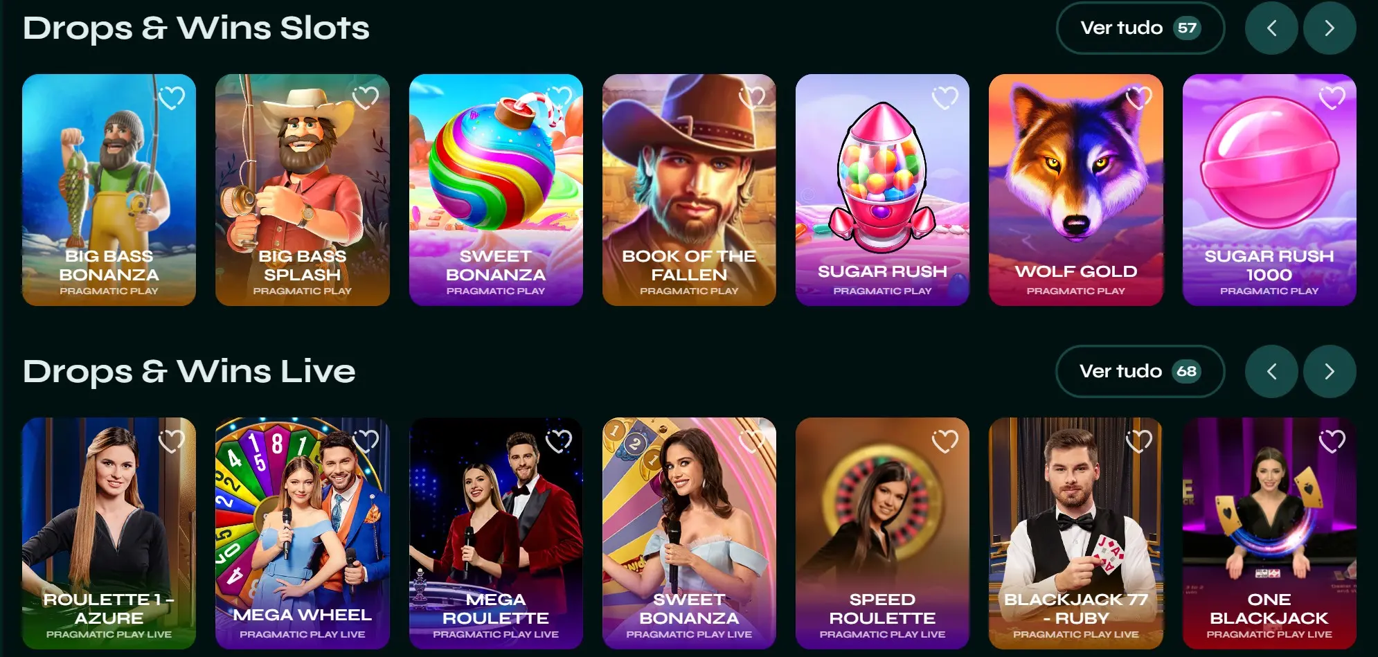 Savasoin — seção Drops & Wins no site oficial Savasoin — captura de tela da seção Drops & Wins